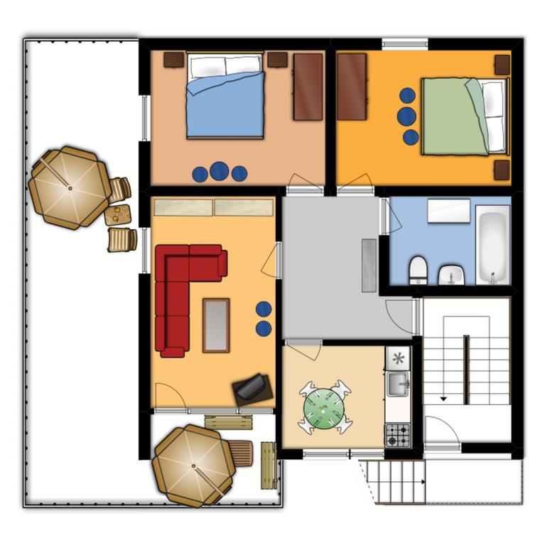 Apartment Kolman Tolmin Bilik gambar